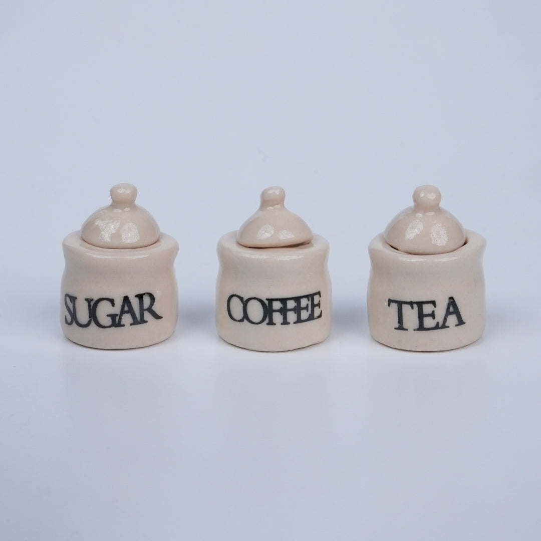 Tea, Coffee, Sugar Pot Set