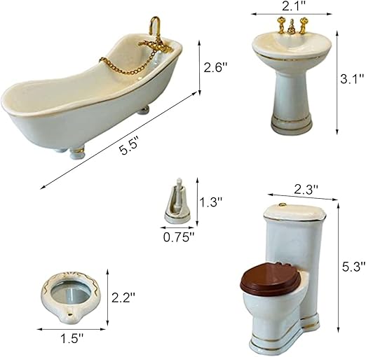 Bathroom Set of 5 Pcs