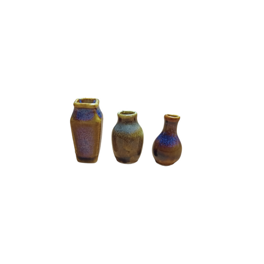 Brown Vase 3 Pcs Set