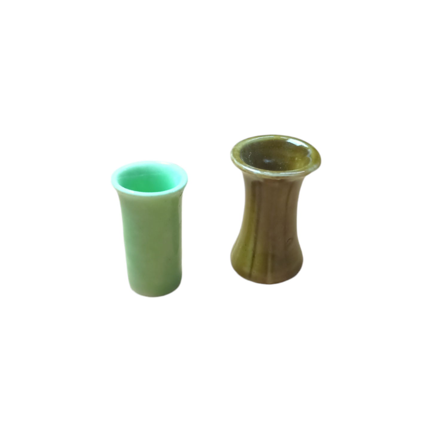 Green & Brown Vase 2 Pcs Set