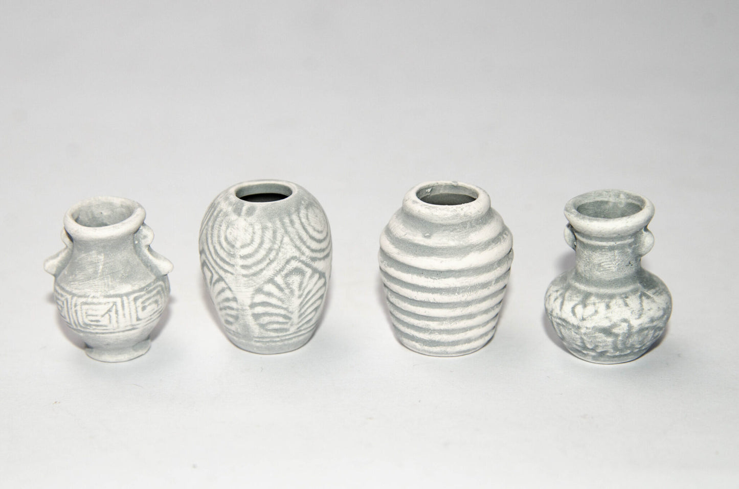 Grey Vase 4 Pcs Set