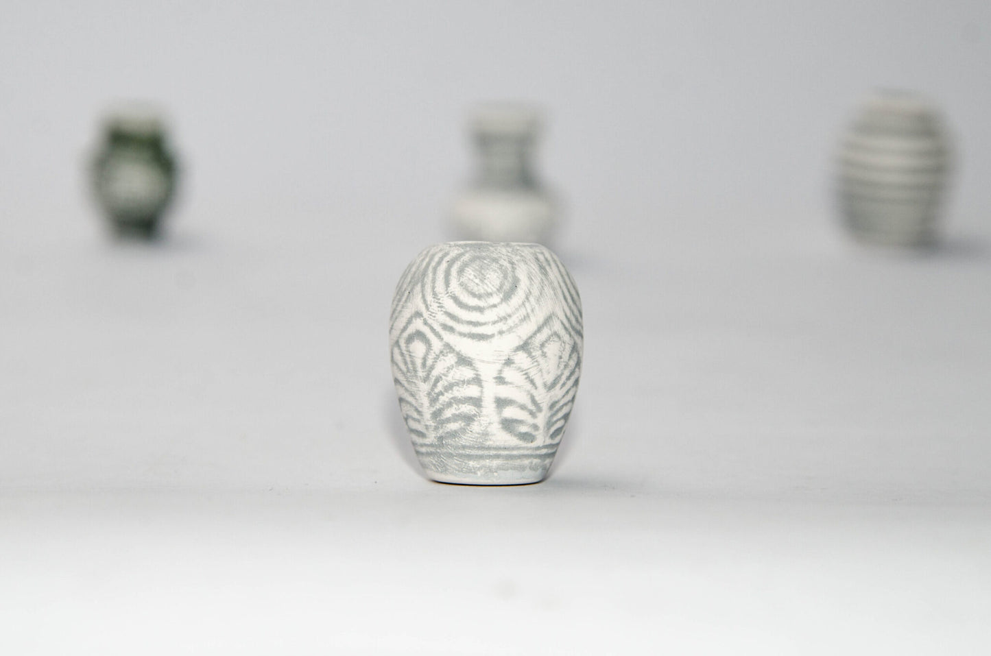 Grey Vase 4 Pcs Set